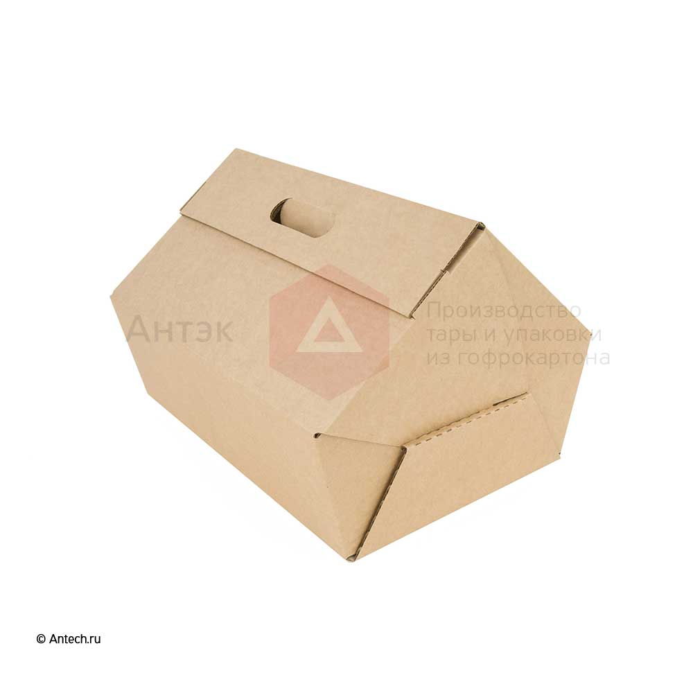 Пятигранная коробка 310x215x220 мм Т−24B бурый (фото 5) – купить в Москве