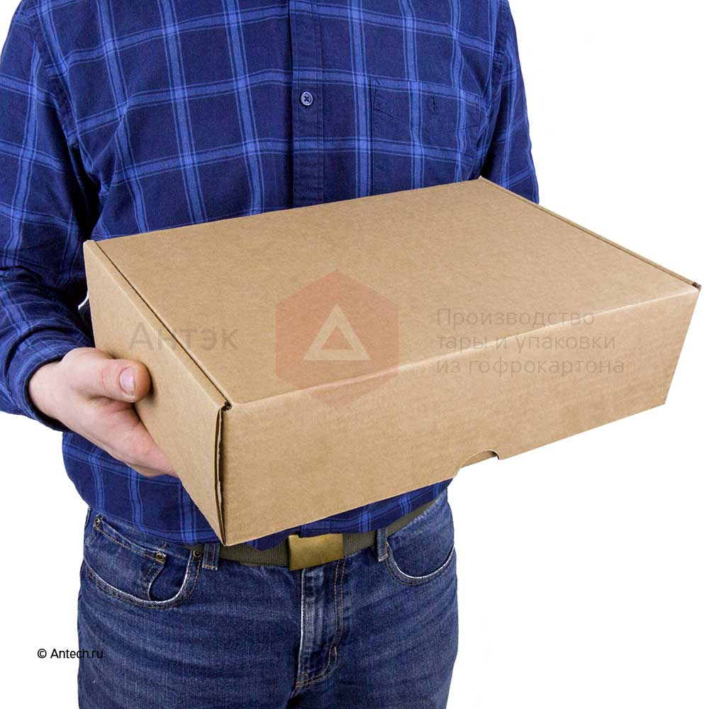Самосборная коробка 315x215x85 мм Т−24B бурый (фото 6) – купить в Москве