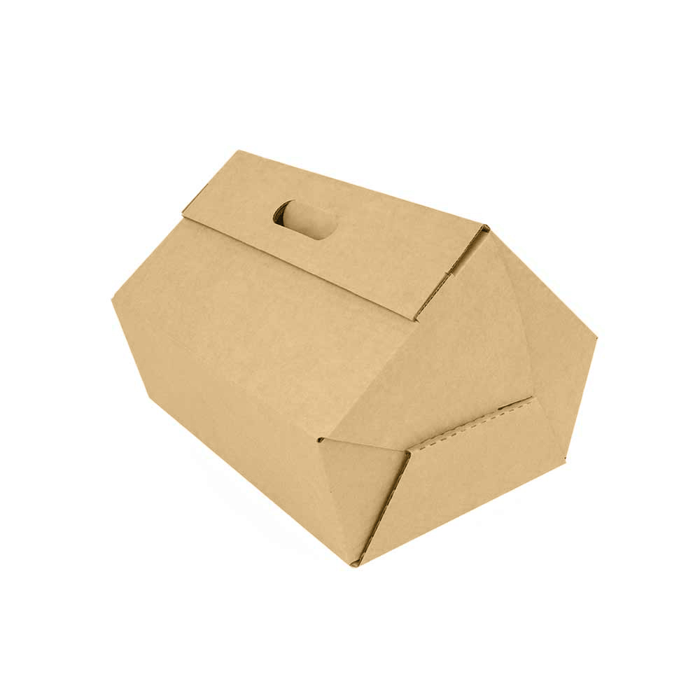 Пятигранная коробка 310x215x220 мм Т−24B бурый (фото 1) – купить в Москве