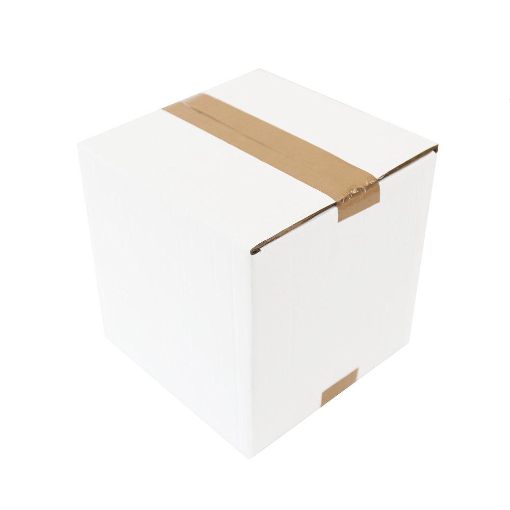 Картонная коробка 200x200x200 мм П−32BC белый/бурый (фото 2) – купить в Москве