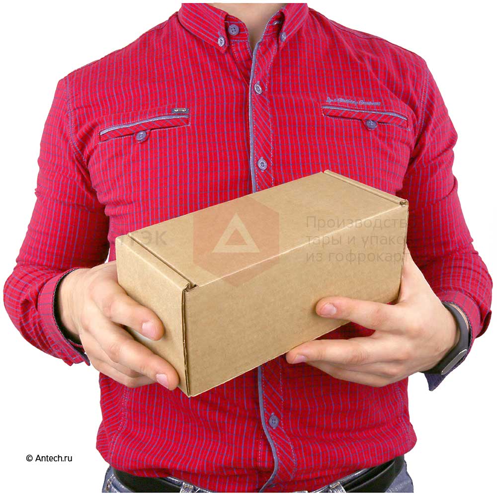 Самосборная коробка-тубус 200x90x90 мм Т−24B бурый (фото 6) – купить в Москве
