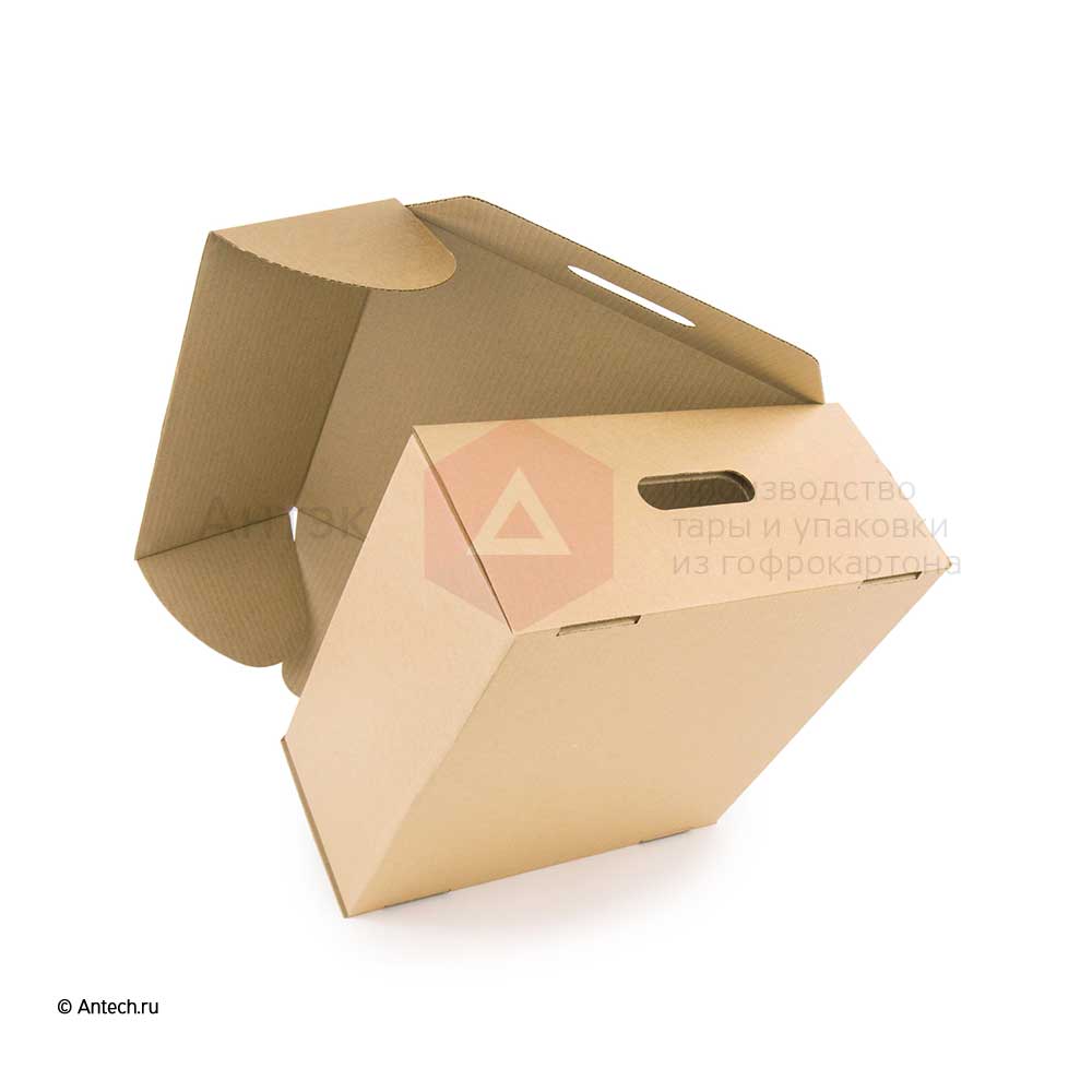 Самосборная коробка 370x370x165 мм Т−24B бурый (фото 4) – купить в Москве