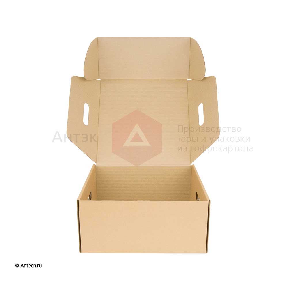 Самосборная коробка 390x390x180 мм Т−24B бурый (фото 2) – купить в Москве