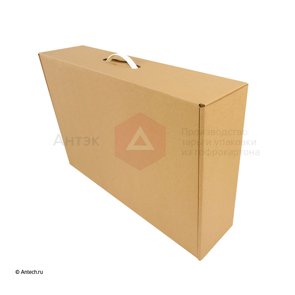 Коробка-чемодан с ручкой 600x400x140 мм Т−24B бурый (фото 5) – купить в Москве