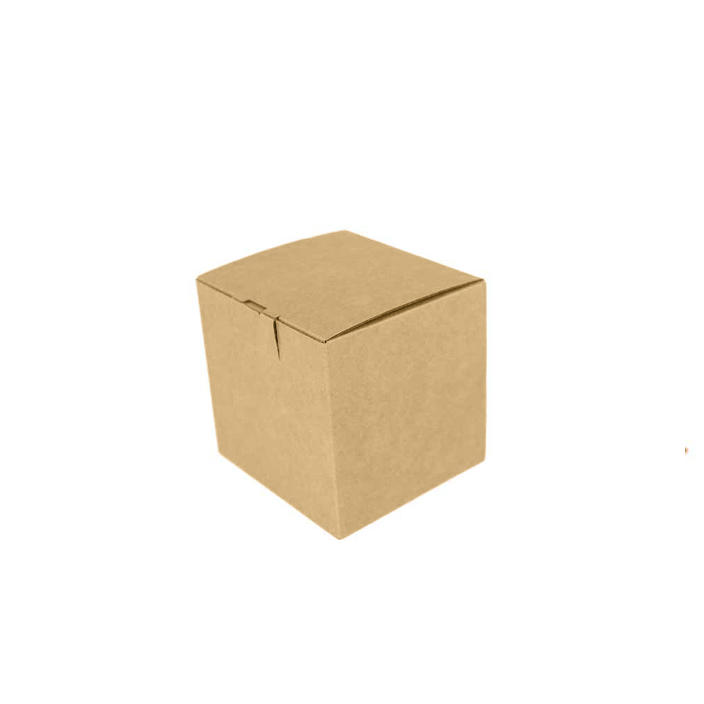 Коробка маленькая с крышкой 125x115x120 мм МГК Т−24E бурая (фото 1) – купить в Москве