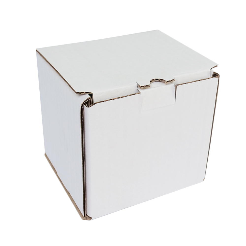 Картонная коробка 100x100x100 мм Т−24B белый/бурый (фото 2) – купить в Москве