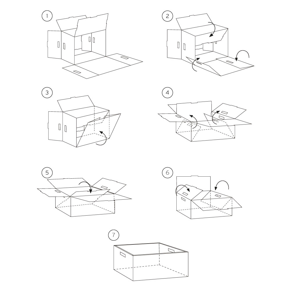 8 лучших схем, как сделать коробку из бумаги