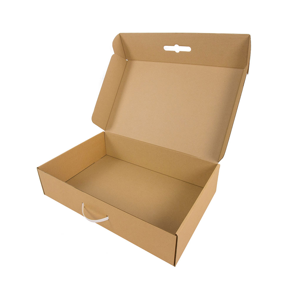 Коробка-чемодан с ручкой 620x420x100 мм Т−24B бурый (фото 2) – купить в Москве