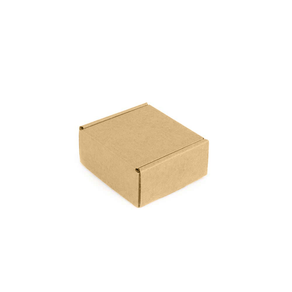 Маленькая коробка 75x75x35 мм МГК Т−24E бурая (фото 1) – купить в Москве