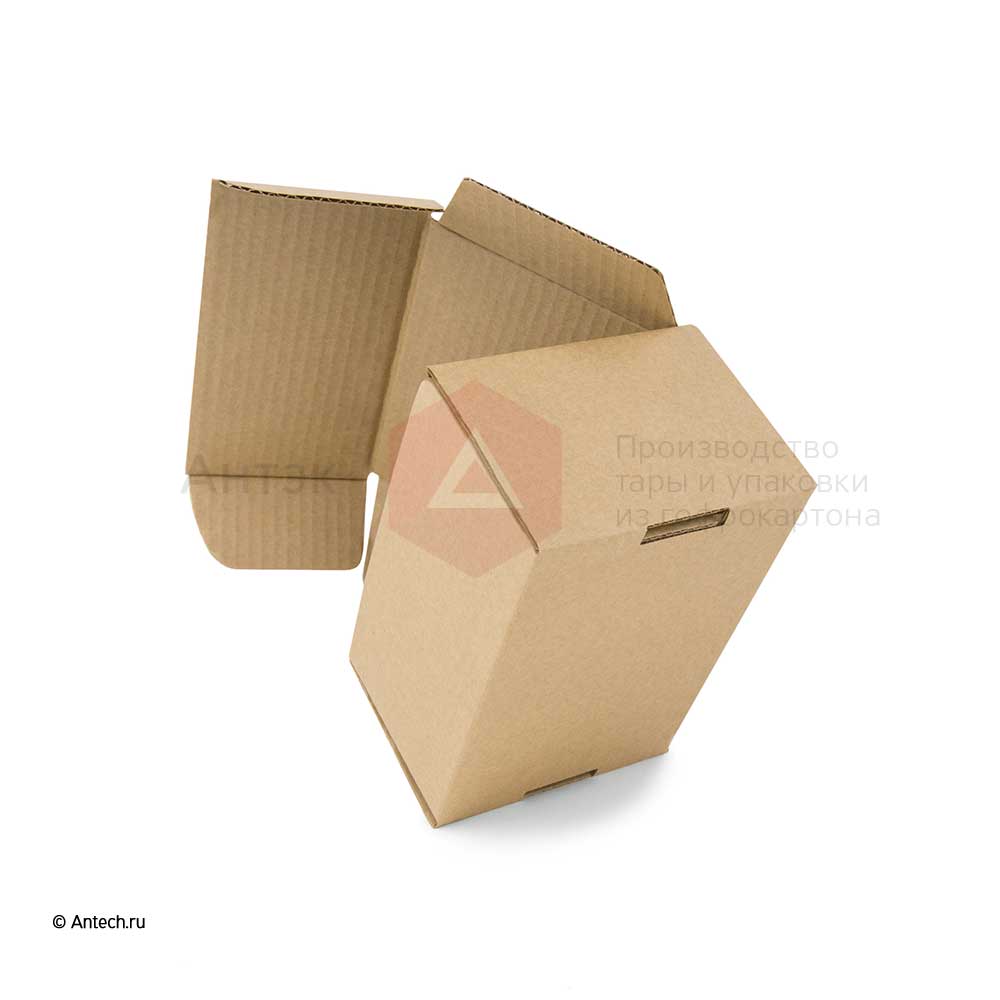 Самосборная коробка 160x120x90 мм Т−24B бурый (фото 3) – купить в Москве