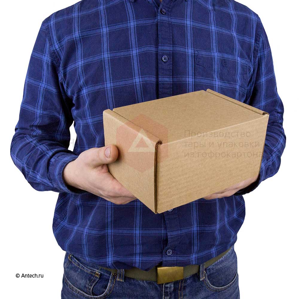 Самосборная коробка 160x120x90 мм Т−24B бурый (фото 6) – купить в Москве