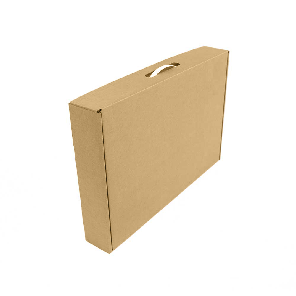 Коробка-чемодан с ручкой 543x375x82 мм Т−24B бурый (фото 1) – купить в Москве