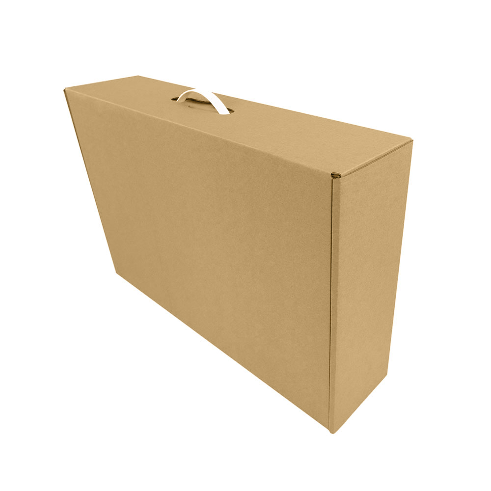 Коробка-чемодан с ручкой 600x400x140 мм Т−24B бурый (фото 1) – купить в Москве