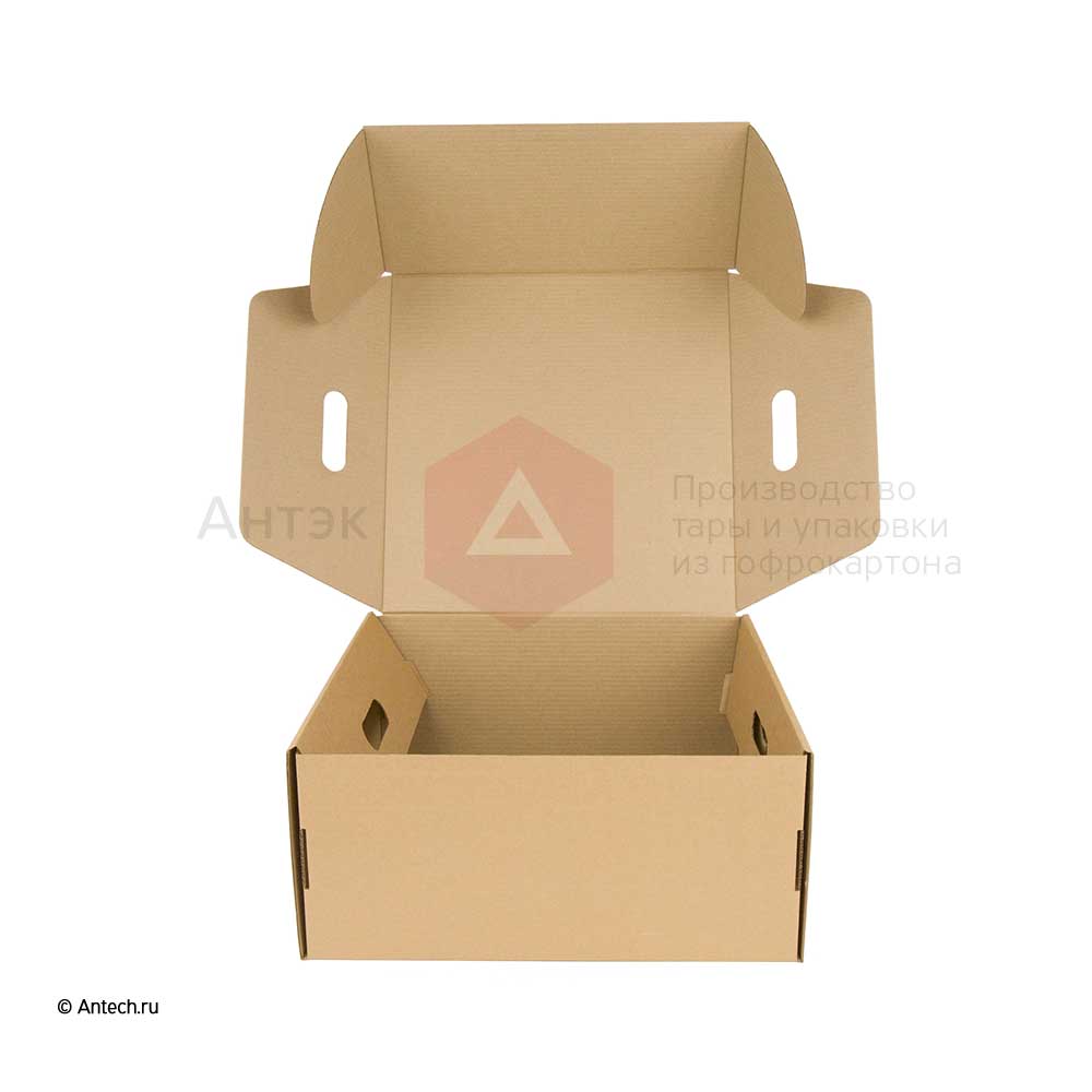 Самосборная коробка 440x440x205 мм Т−24B бурый (фото 2) – купить в Москве