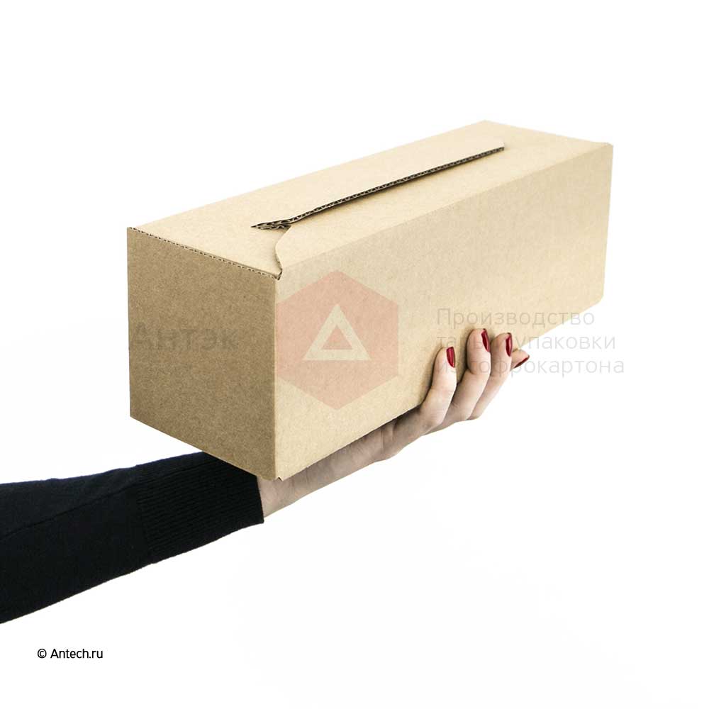 Самосборная коробка 100x100x310 мм Т−24B бурый (фото 5) – купить в Москве