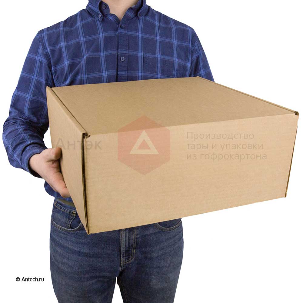 Самосборная коробка 365x375x165 мм Т−24B бурый (фото 6) – купить в Москве