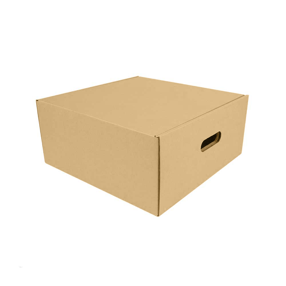 Самосборная коробка 390x390x180 мм Т−24B бурый (фото 1) – купить в Москве