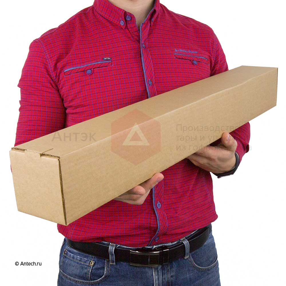 Коробка-тубус с крышкой 90x90x750 мм Т−24B бурый (фото 6) – купить в Москве