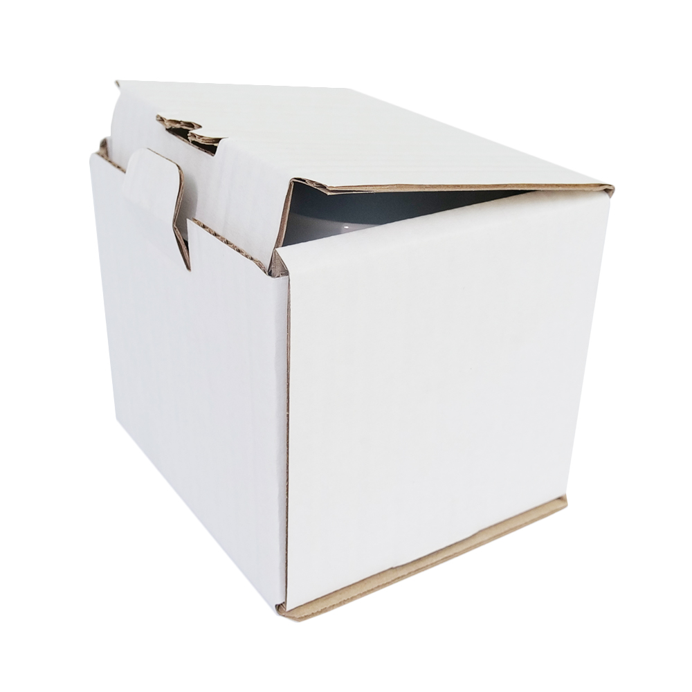 Картонная коробка 100x100x100 мм Т−24B белый/бурый (фото 3) – купить в Москве