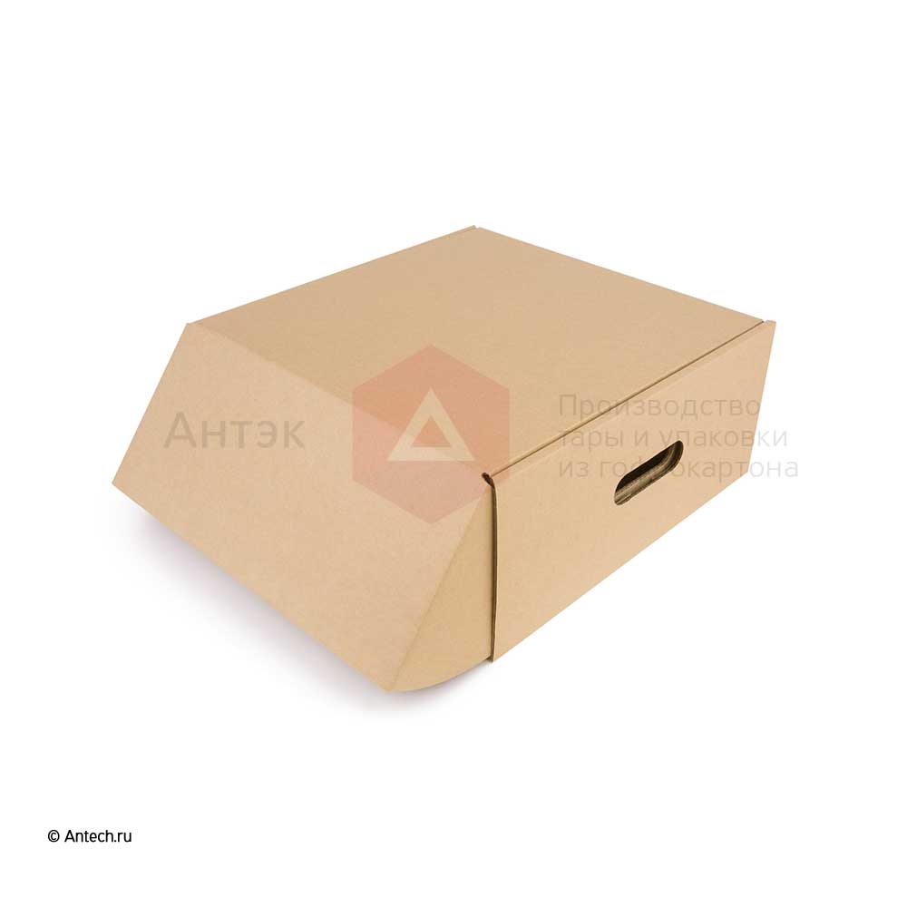 Самосборная коробка 370x370x165 мм Т−24B бурый (фото 3) – купить в Москве