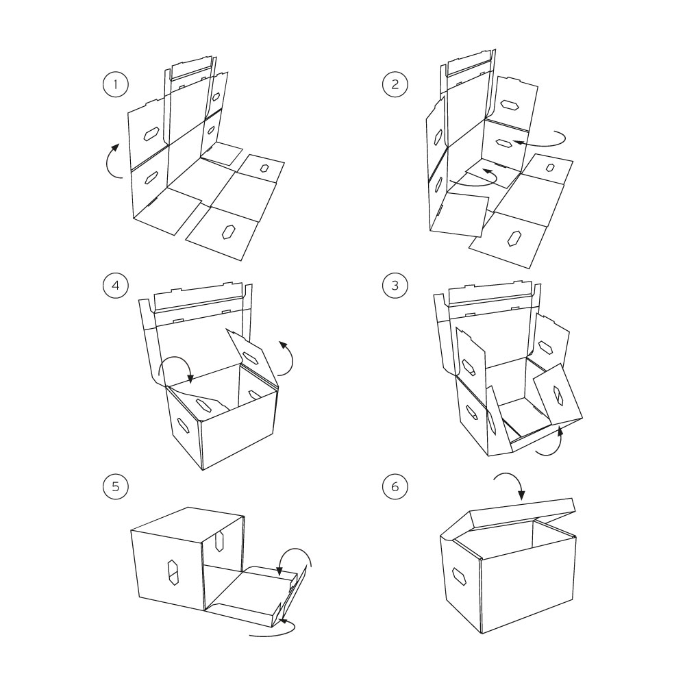 Как правильно собрать коробку для переезда из картона и бумаги - схемы и инструкции.