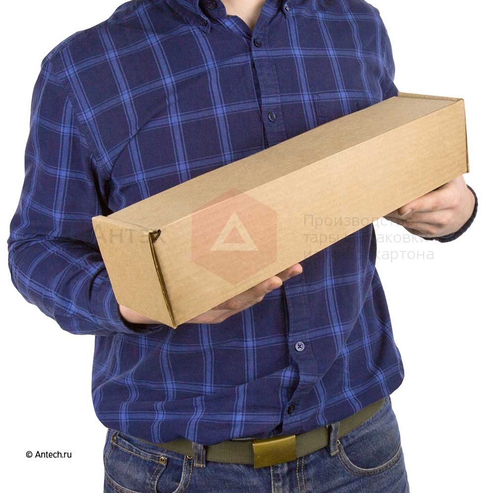 Самосборная коробка-тубус 395x88x85 мм Т−24B бурый (фото 6) – купить в Москве