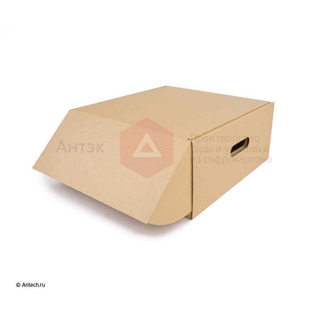 Самосборная коробка 390x390x180 мм Т−24B бурый (фото 3) – купить в Москве