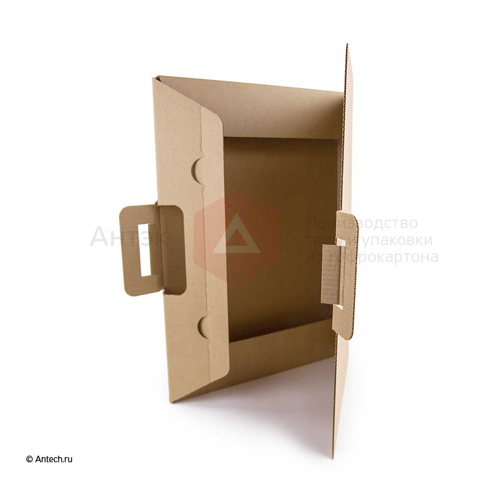 Коробка с ручкой для картины 600x430x30 мм Т−24B бурый (фото 5) – купить в Москве