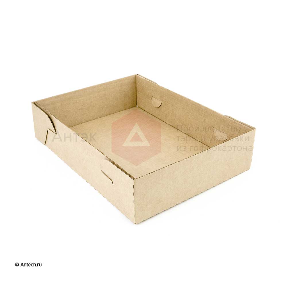 Коробка крышка-дно 400x300x100 мм Т−24B бурый (фото 2) – купить в Москве