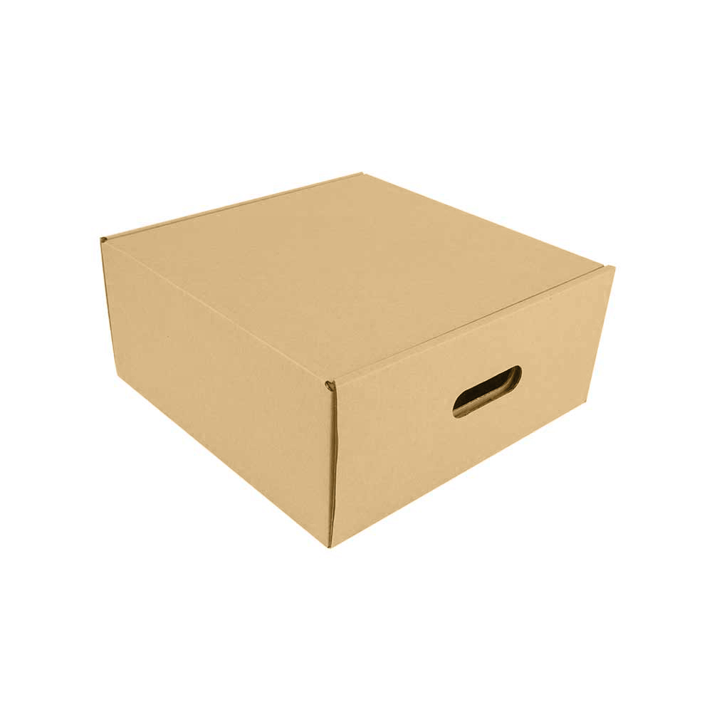 Самосборная коробка 370x370x165 мм Т−24B бурый (фото 1) – купить в Москве