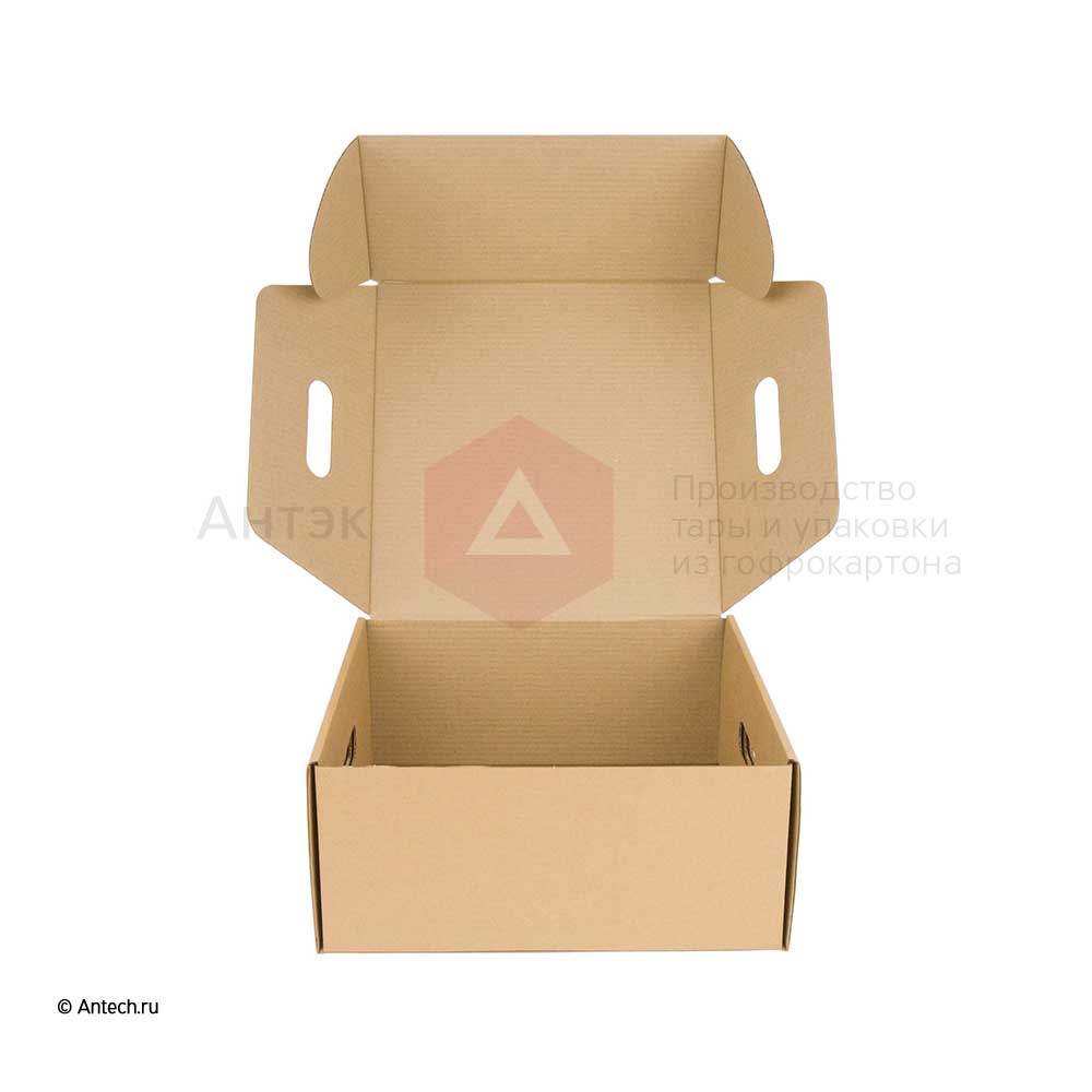Самосборная коробка 370x370x165 мм Т−24B бурый (фото 2) – купить в Москве