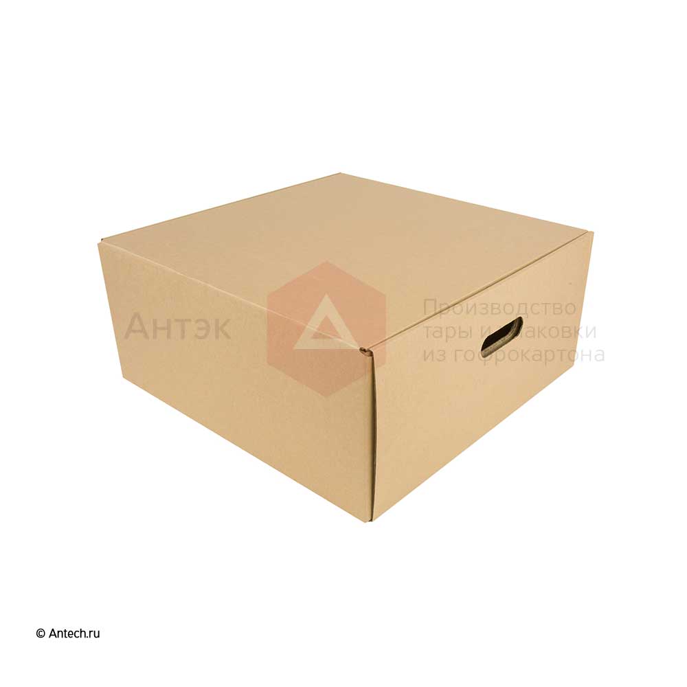 Самосборная коробка 490x490x220 мм Т−24B бурый (фото 5) – купить в Москве