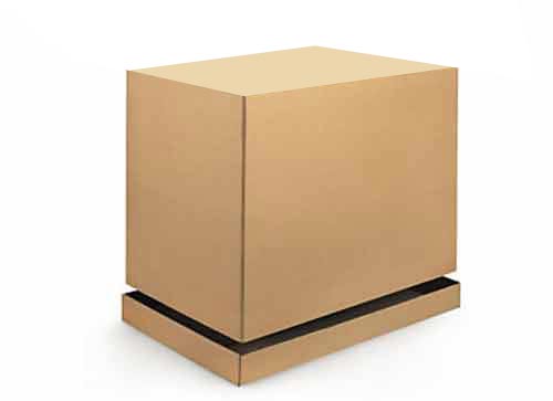 Высокая белая картонная коробка xx купить в Москве, цена